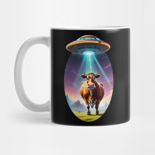 UFO Cow Abduction Mug